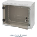 Triton RBA-09-AD2-CAX-A1, 19" wall cabinet, 9U, 600x295mm, two-part, grey