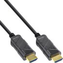 InLine® HDMI AOC Kabel, Ultra High Speed HDMI Kabel, 8K4K, schwarz, 80m