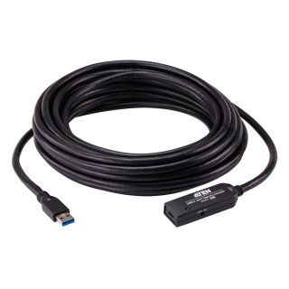 ATEN UE331C extension cable, USB 3.2 Gen1, USB-A male to USB-C female, 10m