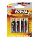 Ansmann Alkaline X-Power Batterie, Mignon (AA), 4er Pack...