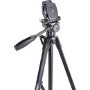 InLine® Stativ für Digitalkameras und Videokameras, Aluminium, schwarz, Höhe max. 1,73m