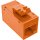 8pcs. Pack InLine® Keystone coupler RJ45 F/F, unshielded, Cat.6A UTP, orange