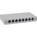 InLine® Patch panel Cat.6A 0.5U 8-port, for...