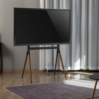 InLine® woodstand Studio TV-Standfuß, für LED-TV 49-70 (124-178cm), max. 40kg