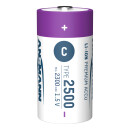ANSMANN 1313-0004 Li-Ion rechargeable batteries Baby C type 2500 (min. 2300 mAh) 2-pack box