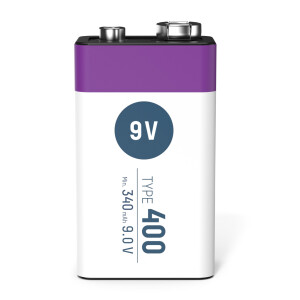 ANSMANN 1315-0005 Li-Ion battery 9V E-Block type 400 (min. 340 mAh) 1 box