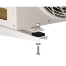 InLine® Bracket for split air conditioner outdoor unit or heat pump, wall bracket, white