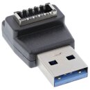 InLine USB 3.2 Adapter, USB-A Stecker zu intern USB-E...