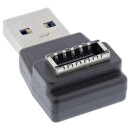 InLine® USB 3.2 adapter, USB-A male to internal USB-E...