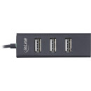 InLine® USB 2.0 Hub, USB-C, 4 Port, schwarz, Kabel...