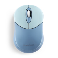 Perixx PERIMICE-802BL, Bluetooth mouse for PC and tablet, cordless, blue