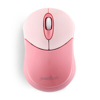 Perixx PERIMICE-802PK, Bluetooth mouse for PC and tablet, cordless, pink