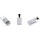 InLine® crimp plugs Cat.6A RJ45 shielded, with bend protection and insertion guide, grey, 10pcs. pack
