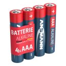 ANSMANN 5015553 RED Alkaline battery, Micro (AAA), LR03, 4pcs. Pack