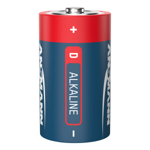 ANSMANN 1514-0000 RED Alkaline-Batteries, Mono (D), 2pcs. pack
