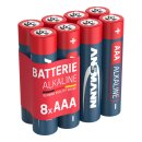 ANSMANN 5015360 RED Alkaline-Batterie, Micro (AAA), LR03,...