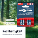 ANSMANN 5015360 RED Alkaline-Battery, Micro (AAA), LR03, 8pcs. Pack