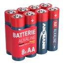 ANSMANN 5015280 RED Alkaline-Batteries, Mignon (AA), LR6,...