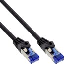InLine® Patch cable armoured, U/FTP, Cat.6A, black, 10m