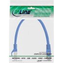 InLine® Patch Cable F/UTP Cat.5e blue 0.3m
