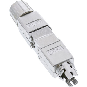 InLine® Cable connector Cat.6A, shielded, tool free coupler