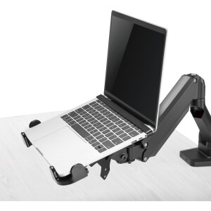 InLine® Notebook holder up to 17" with VESA 75/100 mounting plate