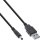 InLine® USB DC Stromadapterkabel, USB A Stecker zu DC 4,0x1,70mm Hohlstecker, schwarz, 1m