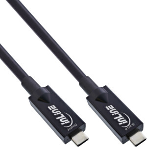 InLine® USB 3.2 Gen.2 AOC cable, USB Type-C...