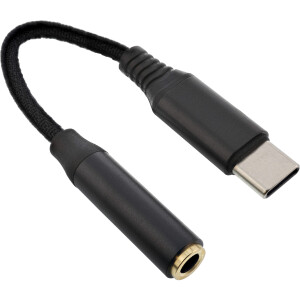 InLine® USB-C audio adapter cable, USB-C to 3.5mm jack