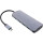 InLine® USB 3.2 Gen.2 Hub, 4x USB-C + 3x USB-A, PD 100W, aluminium, grey