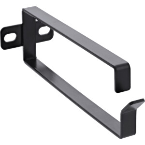 InLine® Cable bracket, metal, 40x129mm black