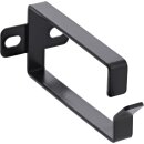 InLine® Cable bracket, metal, 40x80mm black