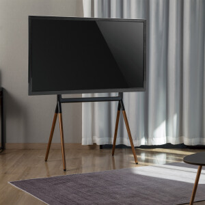 InLine® woodstand Studio TV-Standfuß, für LED-TV 49"-70" (124-178cm), max. 40kg