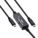 InLine® USB 3.2 Gen.1 active cable, USB-C male to USB-C male, 5m