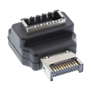 InLine® USB 3.2 adapter internal, front panel USB-E...