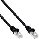 40pcs. pack Bulk-Pack InLine® Patch cable, SF/UTP, Cat.5e, black, 2m