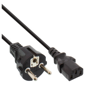 40pcs. pack Bulk-Pack InLine® Power Cable German 3...