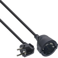 InLine® Power Extension Cable angeld Type F black 7m