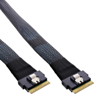 InLine® Slim SAS cable, SFF-8654 8X to SFF-8654 8X,...