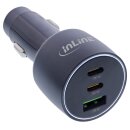InLine® USB KFZ Stromadapter Power Delivery, 2x USB-C...