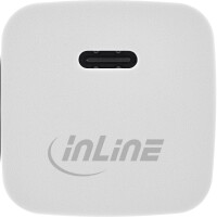 InLine® USB Netzteil Ladegerät Single USB-C, Power Delivery, PPS, 33W, weiß