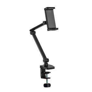 InLine® Tablet holder with table clamp, up to 12.9", black