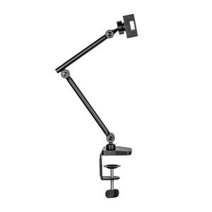 InLine® Tablet holder with table clamp, up to 12.9", black