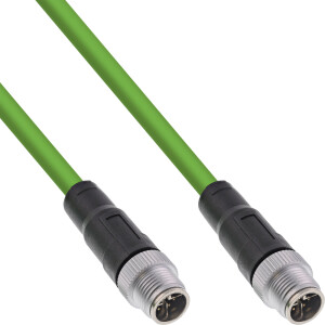 InLine® Industrial network cable, M12 8-pin X-coded...