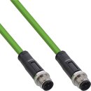InLine® Industrial network cable, M12 4-pin D-coded...